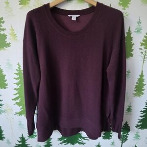 Women's Athleta Burgundy Sweater